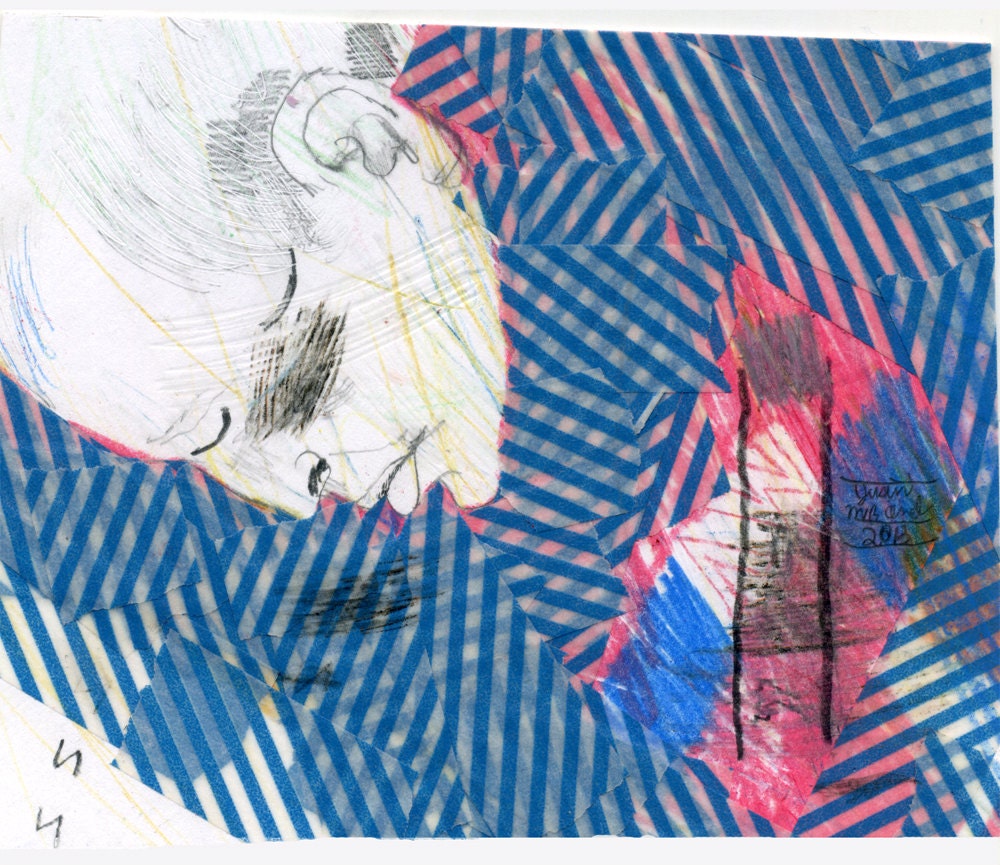 Sleeping (original drawing, 2013)