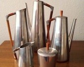 Vintage Mid Century 5 Pce Royal Holland Coffee Tea Service Set
