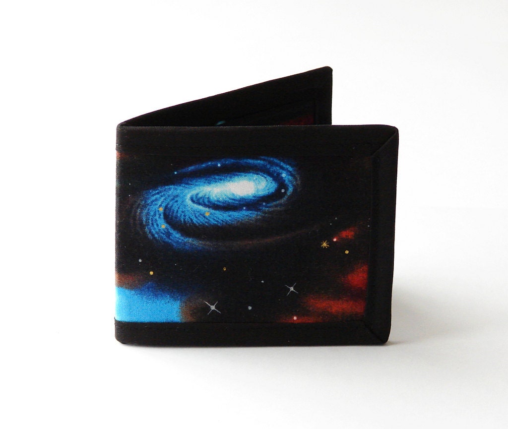 Spiral Galaxy Billfold Wallet - Vegan Friendly
