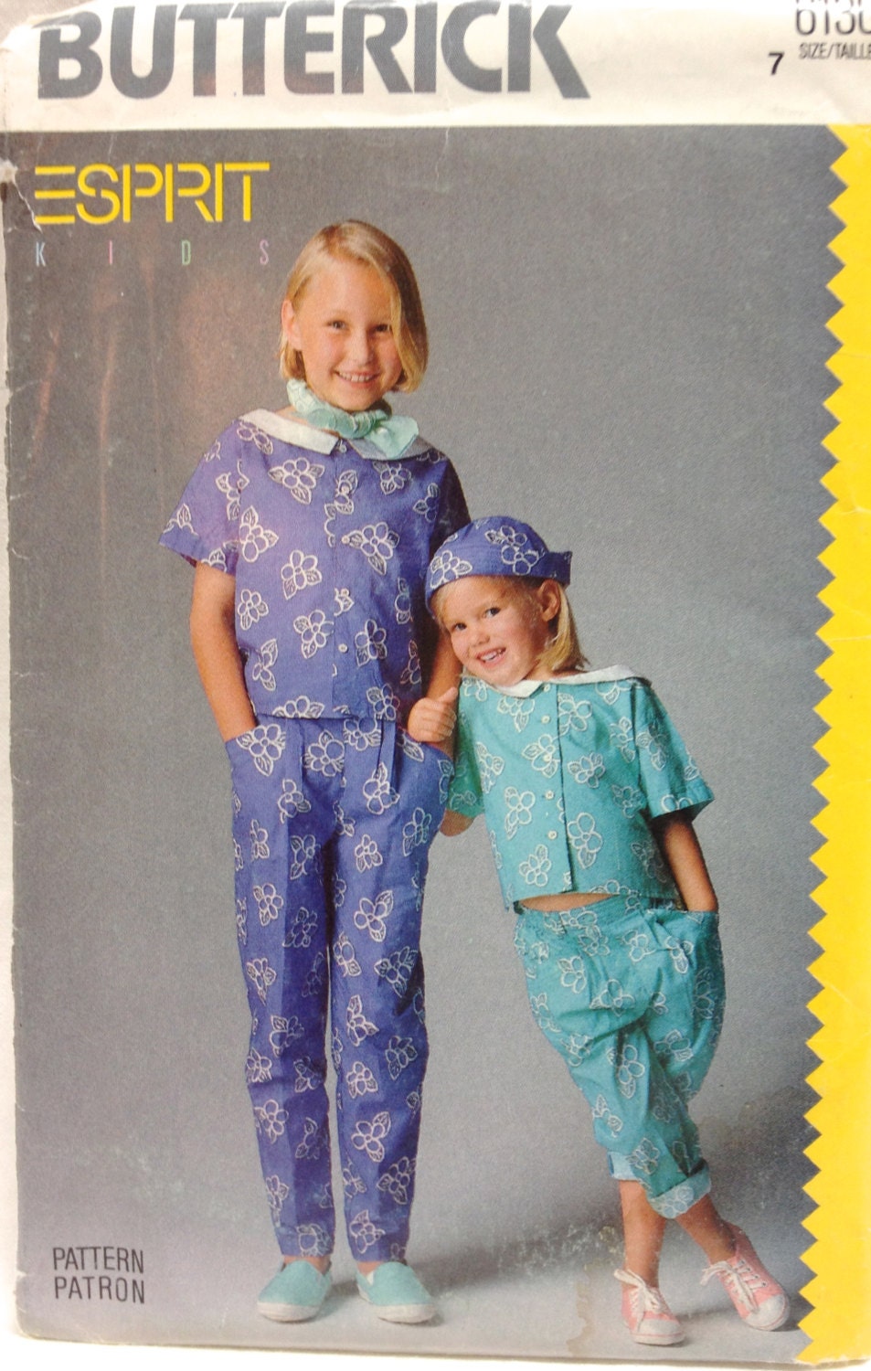 Vintage Butterick Esprit Children's Sewing Pattern - Easy to Sew