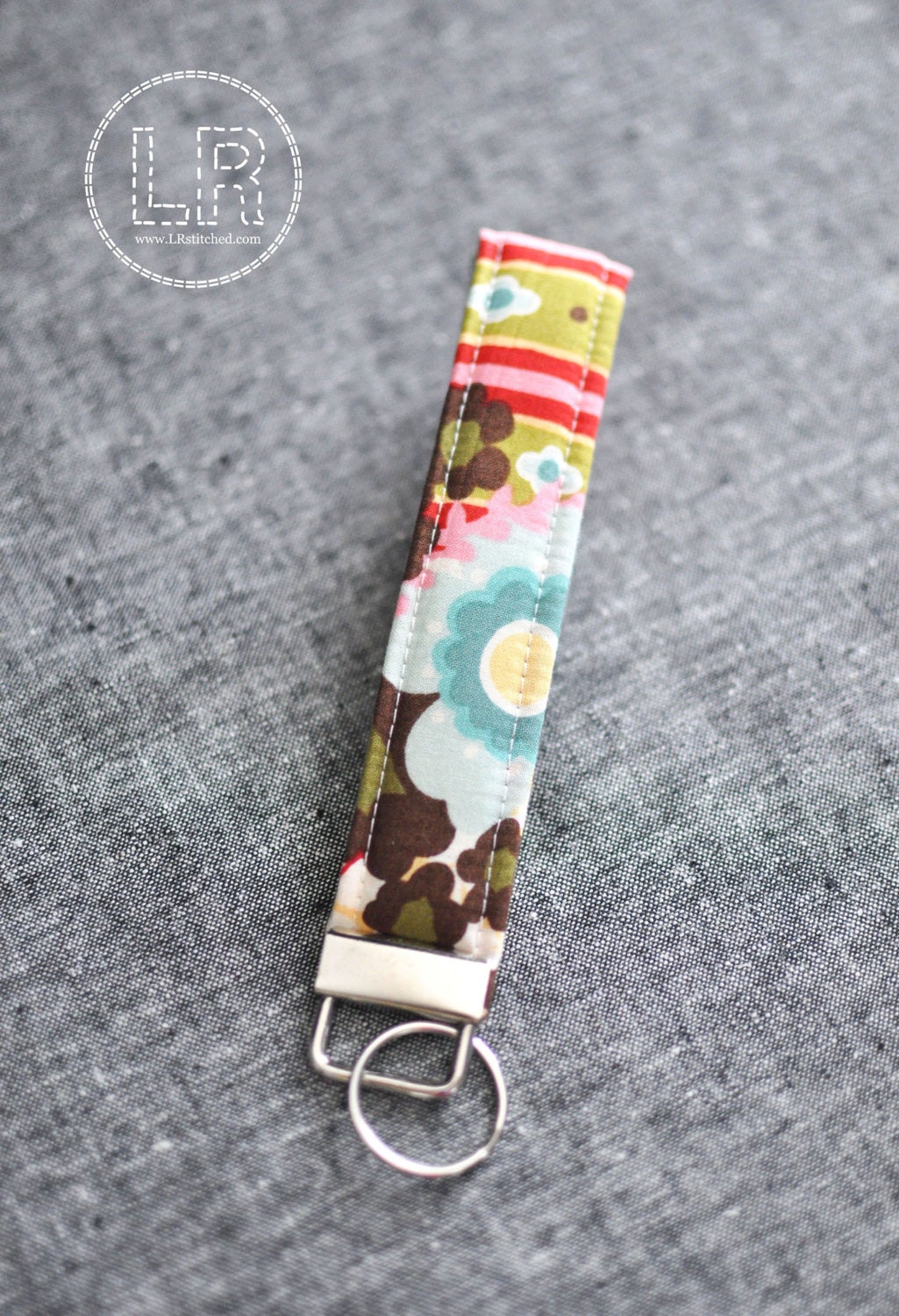 Floral  Key Fob, keychain, Moda