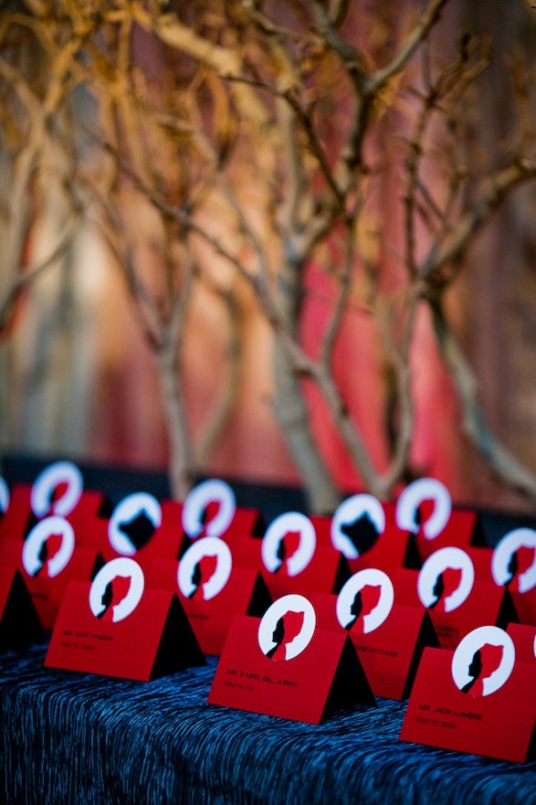 Little Red Place Cards
