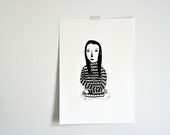 Long Arms - original art gocco screenprint