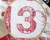 DIY Embroidery Kit -  2013 Tea Towel Calendar
