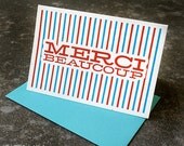 French Language Thank You Cards