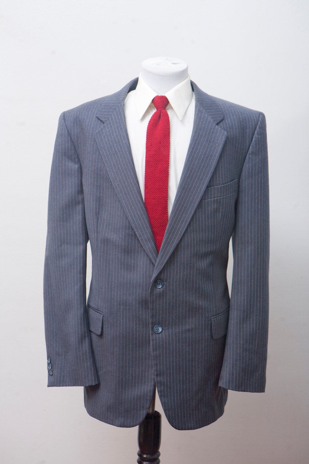 Men's Size 46 Vintage Fellini Two-Piece Wool Suit