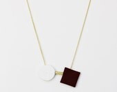 geo shapes necklace