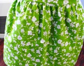 Waverly green floral skater style Skirt W38
