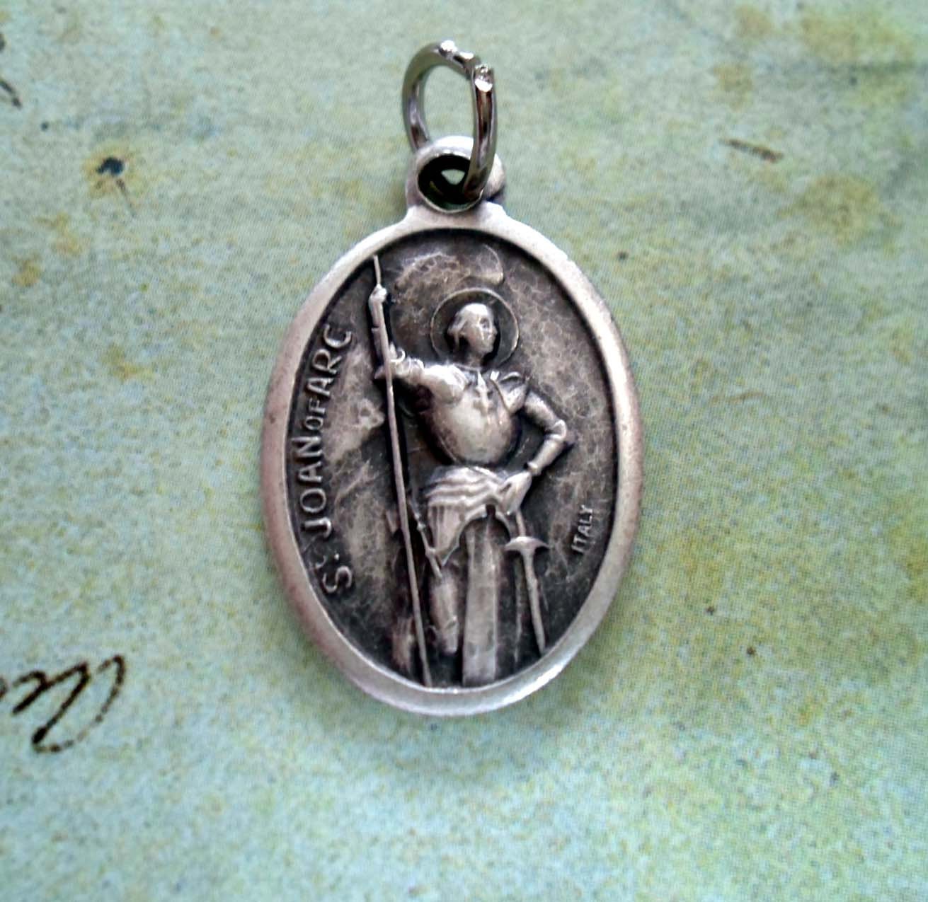 St Joan Of Arc Medal Patron Saint Of Women By MarysPrayers