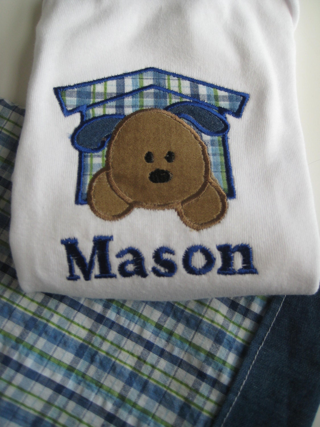 Boy's Outfit Puppy Dog Personalized for Baby Boy