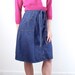Wrap Skirt - Vintage Denim Skirt