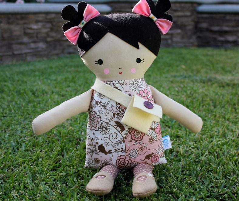 Big Sister Kylie Sprinkles Black Hair Rag Doll