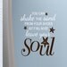Beach decor decal words you can shake the sand from your shoes vinyl wall decals with starfish