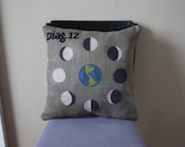 Science Diagram Pillow - Phases of the Moon