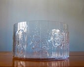 Nuutajärvi Flora serving bowl by Oiva Toikka