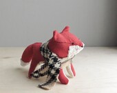 end of winter fox / soft sculpture animal
