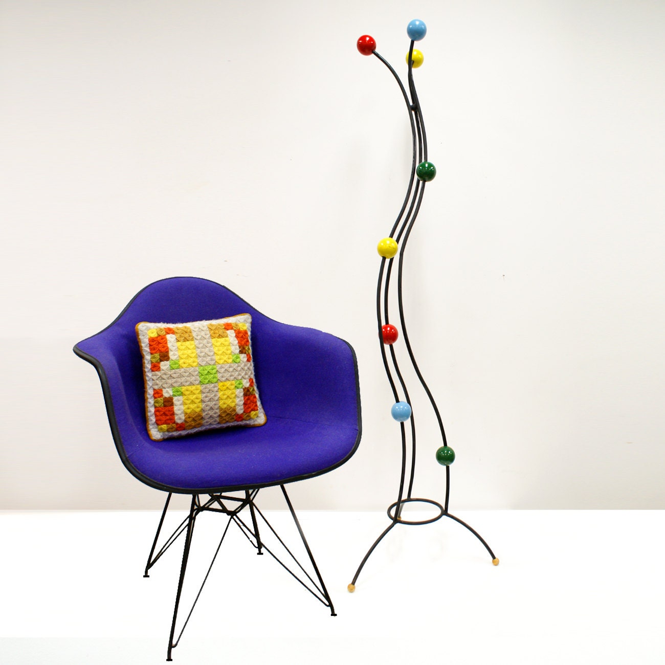 1950s Atomic French Coat Rack