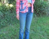Vintage Bobbie Brooks Anchor Plaid Shirt
