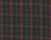 Rasta Plaid 100% Cotton Flannel 1 yard x 42 inches