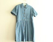 denim like cotton smock medium