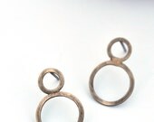 Sterling Silver Post Earrings,Eyelet Lace Earrings, Silver Earrings, Light Silver Posts
