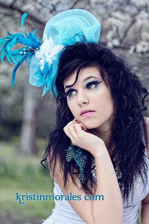 Alice special occasion fabulous couture for photoshoots and props, tuquoise, aqua, tiffany blue circus