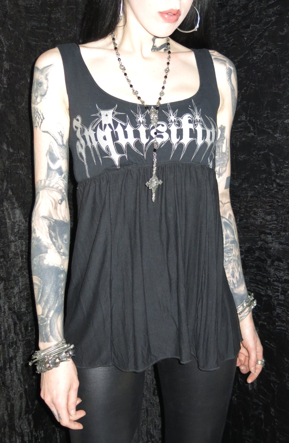 Inquisition Girls Empire Waist Tunic Top