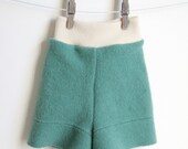 shorties // toddler wool shorts -  wool diaper cover - cloth nappy cover - summer diaper cover - organic wool cover