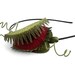 Venus Flytrap Headband- An Embroidered Silk Fascinator