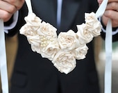 Something Old, Something New Bridal Statement Necklace- Made to Order