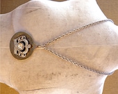 Vintage Silver Spoon Necklace / Crown