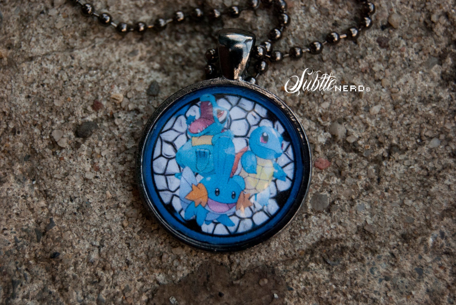 Water Starter Pokemon Necklace