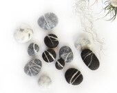 Hand Felted Summer Beach Pebbles