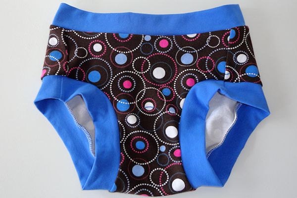 Children's Underwear Size 10 - Bright Circles  - Free US Shipping
