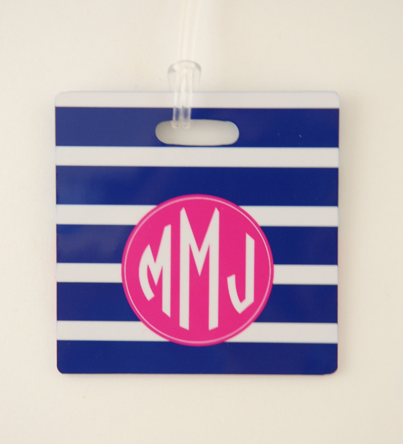 Personalized Bag Tags - STRIPE Collection - you pick colors