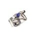 Unique Blue Lapis lazuli sterling silver ring - Vintage handcrafted - Boho Gypsy - Size 9  InVintageHeaven