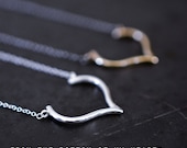 From the bottom of my heart (tm)...sterling silver heart necklace