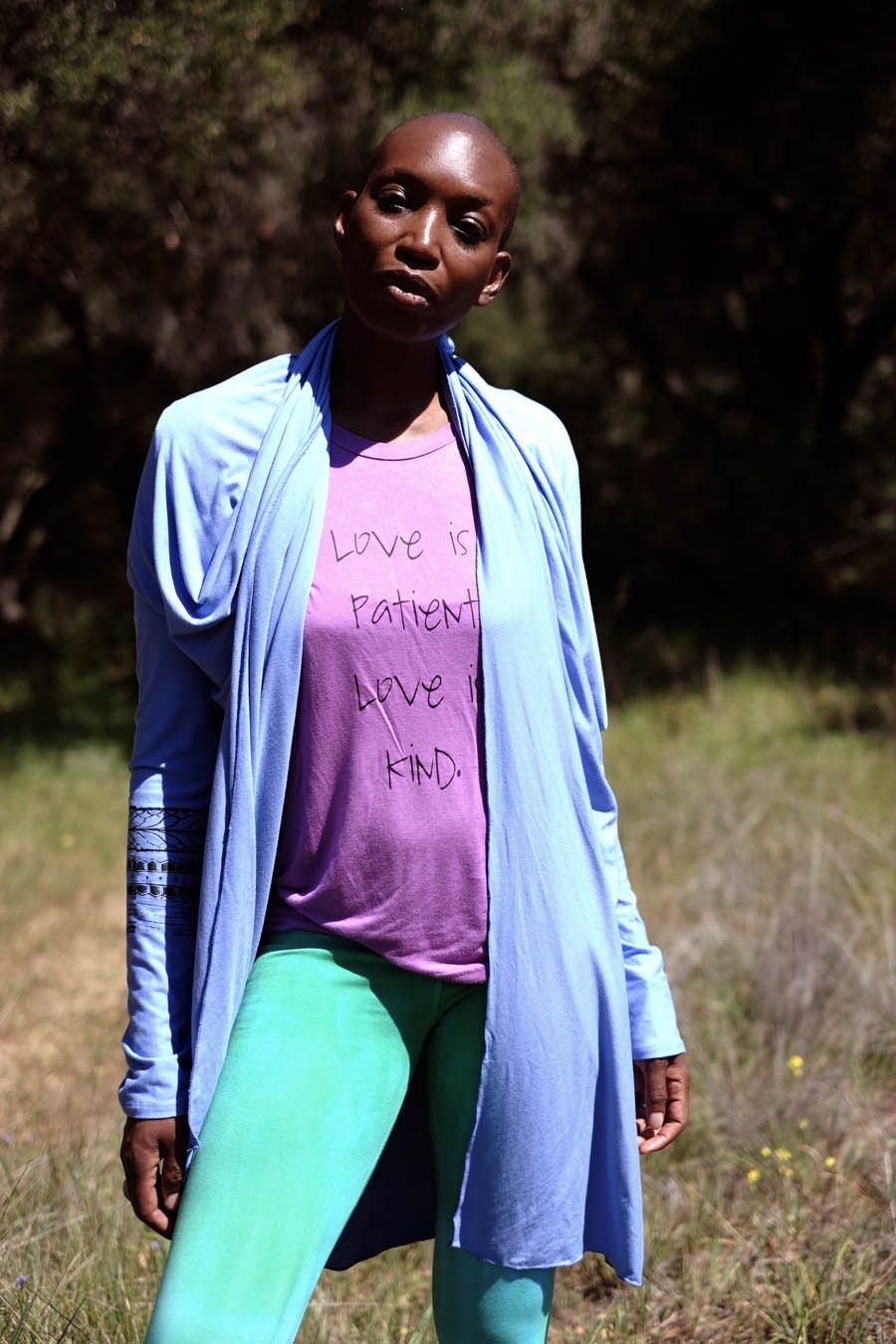 love is patient bamboo t-shirt
