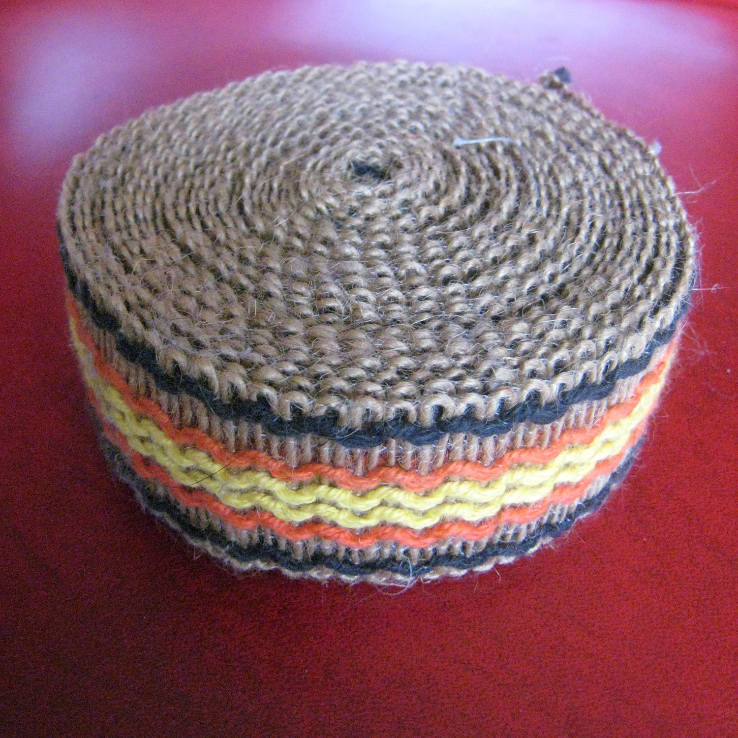 Vintage Trim, 6 Yards - Brown, Orange & Yellow - 1970's