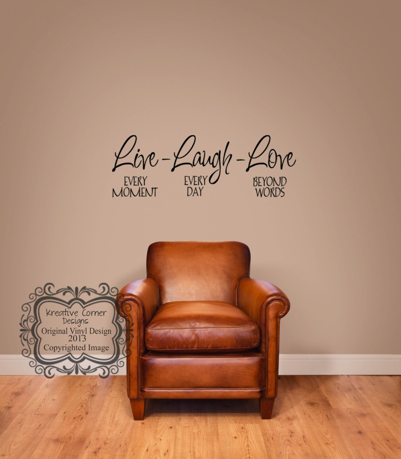 Live Laugh Love Vinyl Decal
