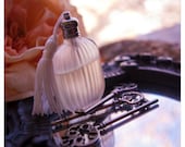 andromeda frost - natural perfume oil held captive within winter-frosted bottle - over 60 aroma options - victorian romance