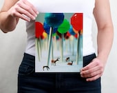 Lollipop Forest - 8x10 Metallic Print