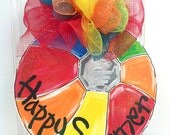 Happy Summer Beach Ball Door Hanger - Bronwyn Hanahan Art