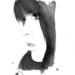 Banging- print from original watercolor and pen fashion illustration by Jessica Durrant