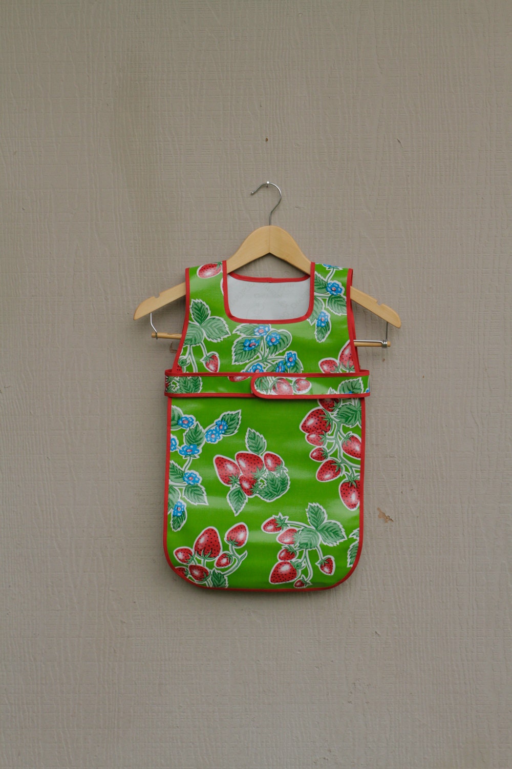 Oilcloth Apron -  Strawberries