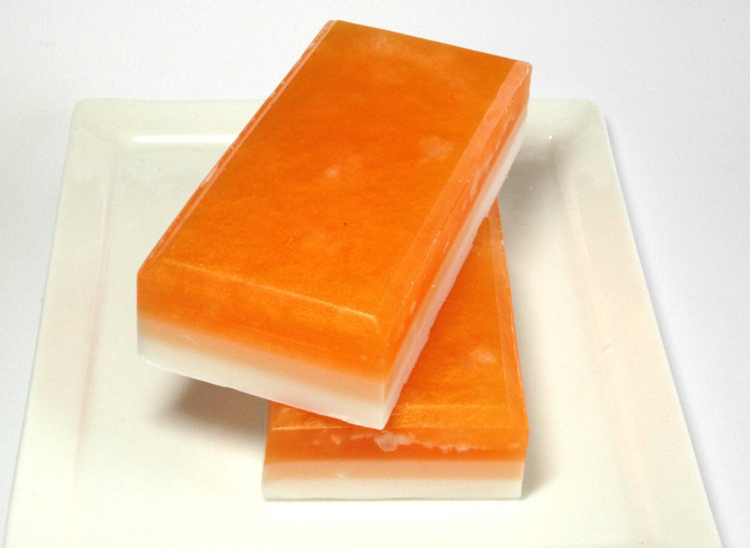 Apricot Freesia Salt Bar Soap - Fruit and Floral, Shea Butter, Olive Oil Soap