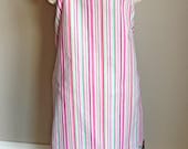 Stripes & Butterflies Girls Apron  5 to 7 years