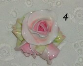 shabby chic handmade cabochon for jewelry scrapbooking crafts cottage home decor Large Rose 4