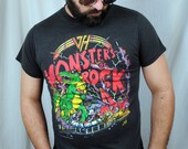 Authentic Vintage 1988 Van Halen Monsters of Rock Tour TShirt