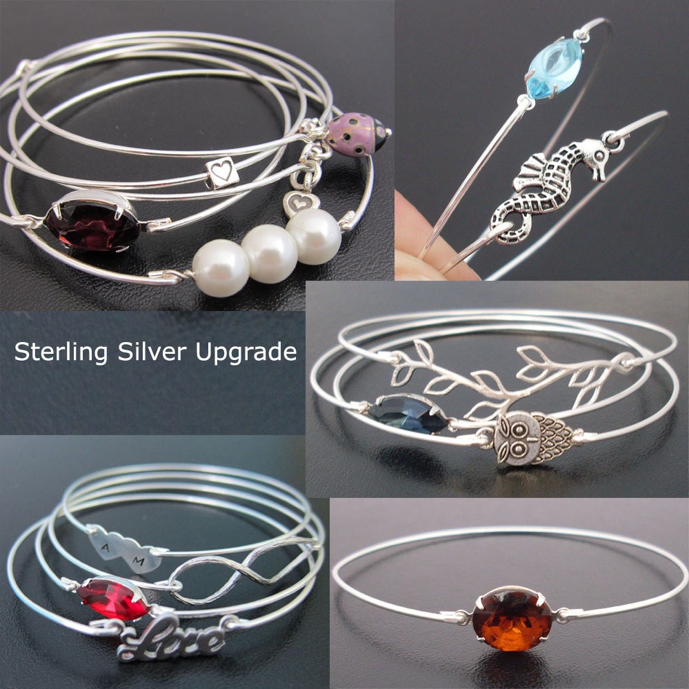 Sterling Silver Bangle Band Upgrade... Upgrade Your Bangle Band From Silver Filled to Sterling Silver. 10 Dollars per Bangle Upgraded